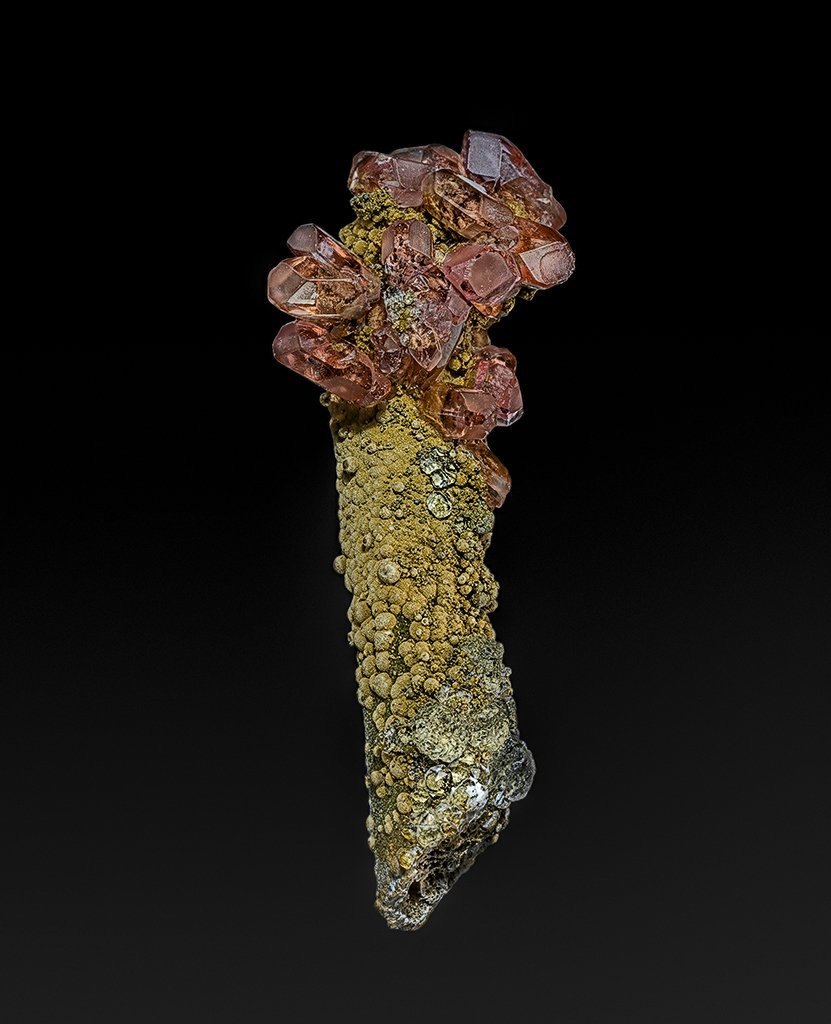 Rhodochrosite, Fluorite
2.6 x 1.2 cm
(Autor: am mizunaka)