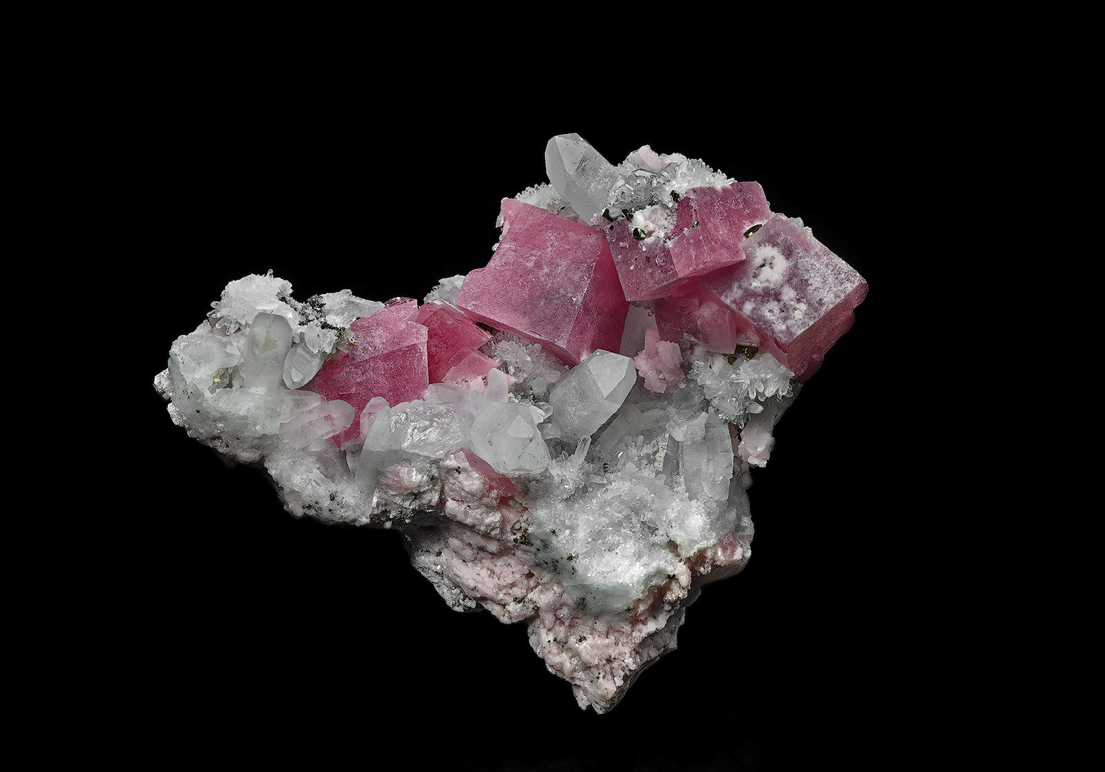 Rhodochrosite, Quartz
3.6 x 3.4 cm
(Autor: am mizunaka)