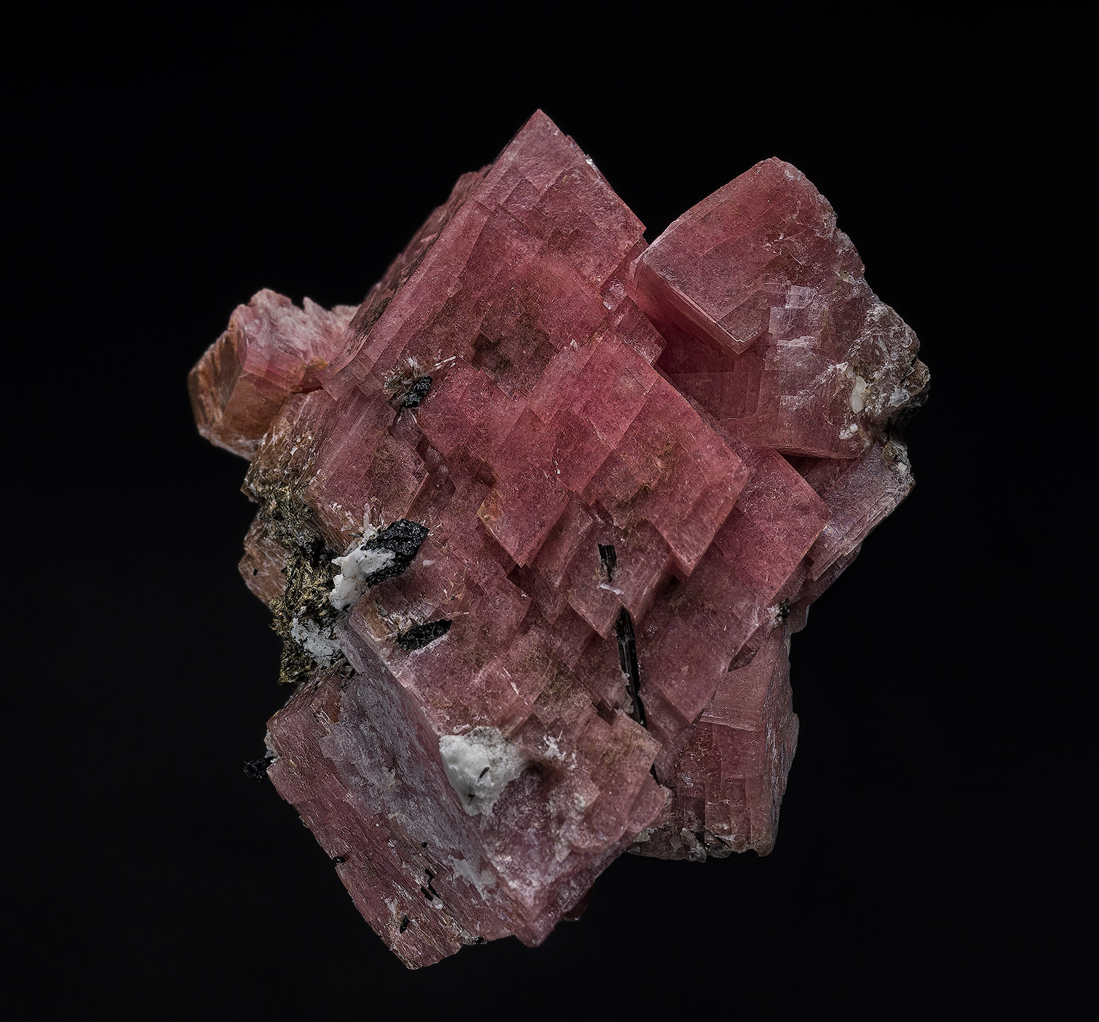 Rhodochrosite, Aegirine
6.2 x 5.2 cm
(Autor: am mizunaka)
