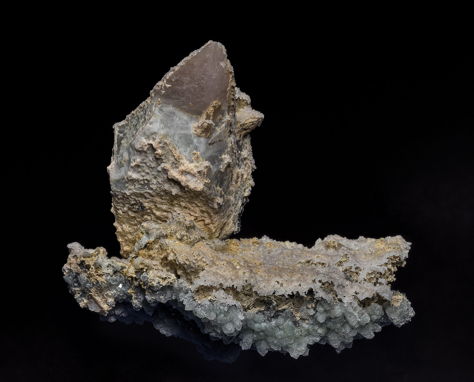 Calcite, Rhodochrosite, Quartz
10.6 x 10.7 cm
(Autor: am mizunaka)