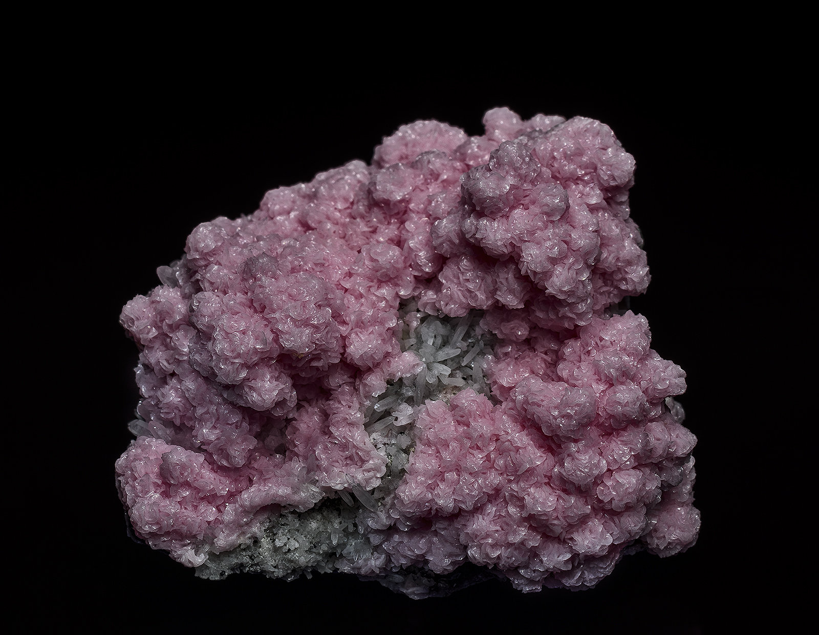 Rhodochrosite, Quartz
6.5 x 5.7 cm
(Autor: am mizunaka)