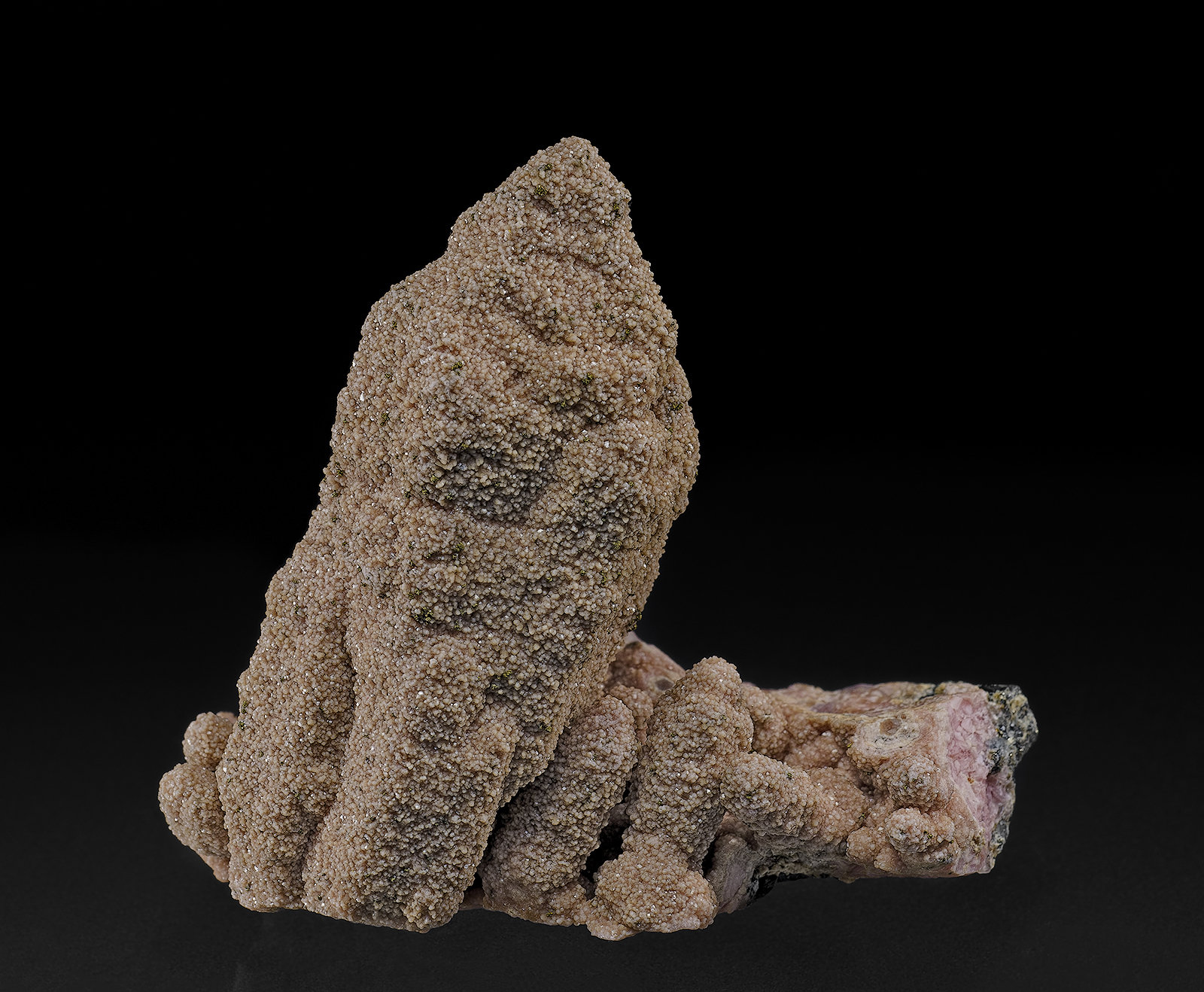 Rhodochrosite, Quartz
6.9 x 7.2 cm
(Autor: am mizunaka)