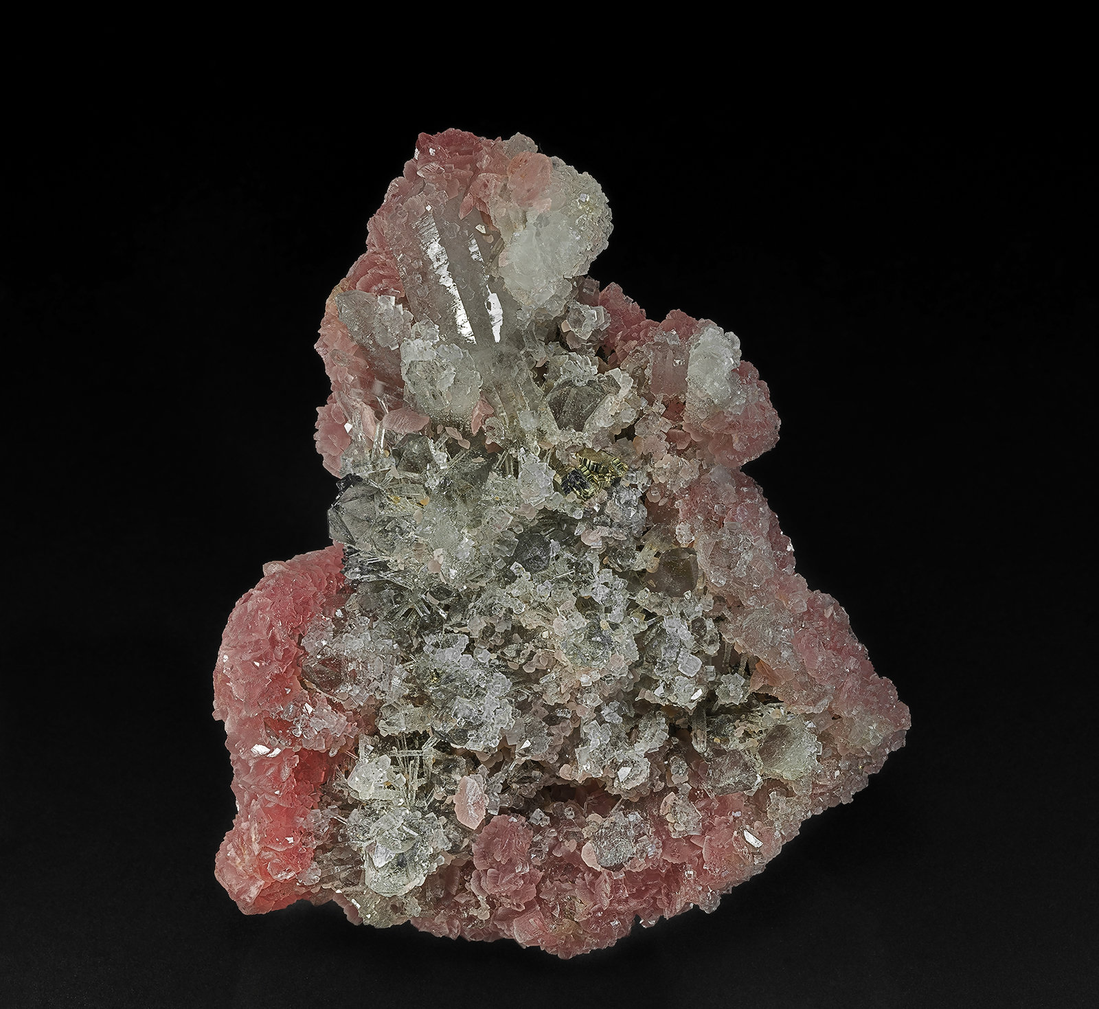 Rhodochrosite, Quartz, Fluorite
5.7 x 6.2 cm
(Autor: am mizunaka)