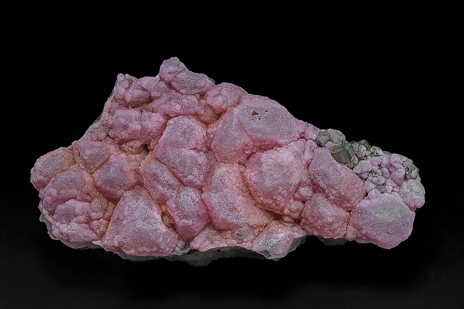 Quartz, Rhodochrosite, Pyrite
7.8 x 4.0 cm
(Autor: am mizunaka)