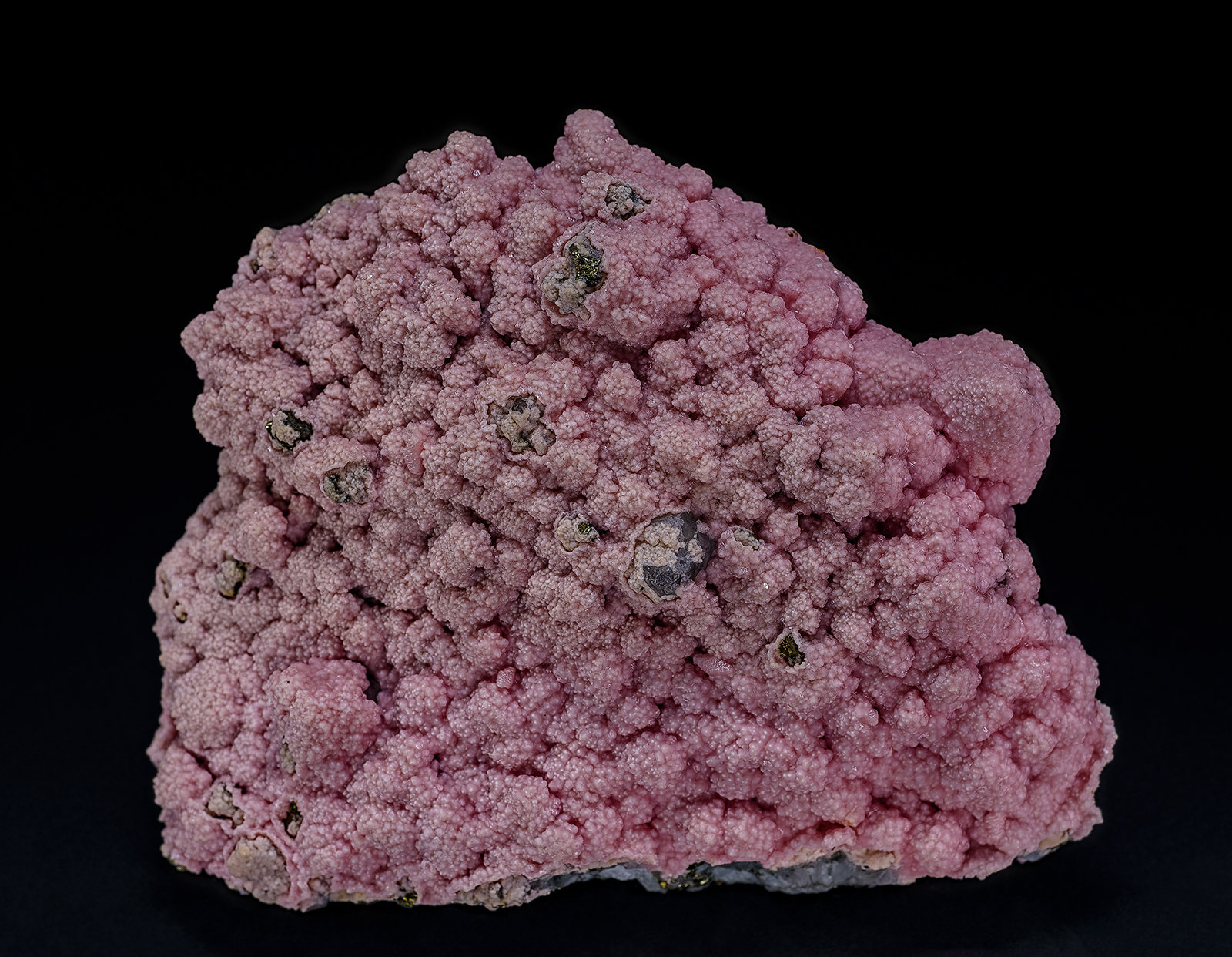 Rhodochrosite, Quartz, Tetrahedrite, Chalcopyrite
8.5 x 6.8 cm
(Autor: am mizunaka)