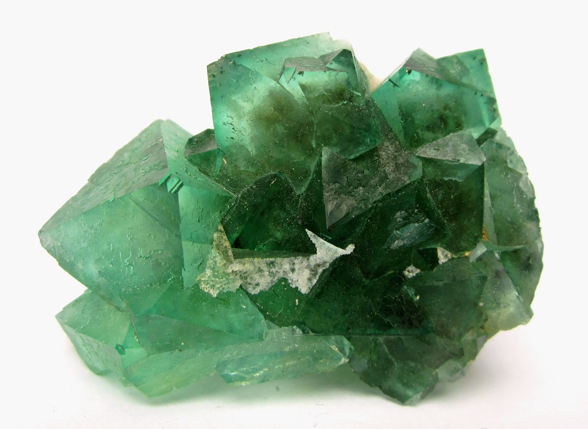 Fluorite
Largest fluorite crystal 2,5 cm, overall size 7 cm
(Autor: Tobi)