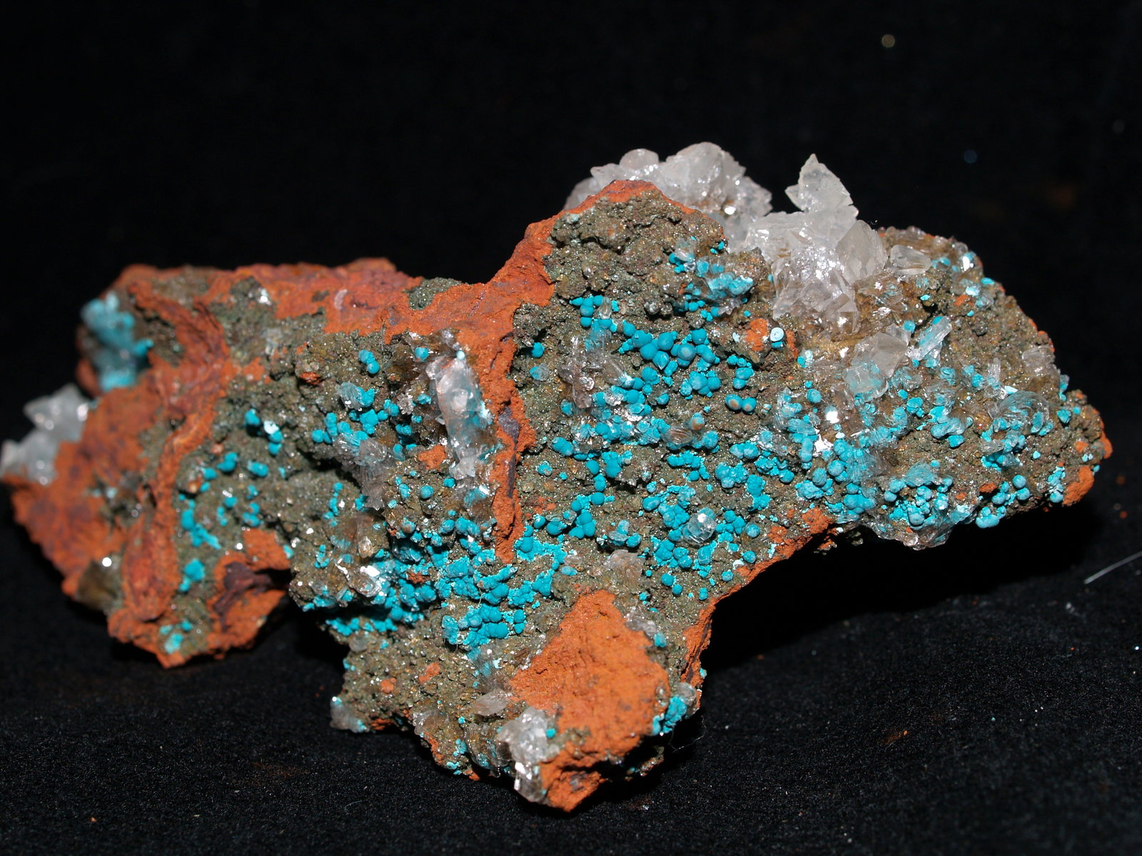 Rosasite with Calcite
11x5x4 cm
(Autor: Joseph DOliveira)