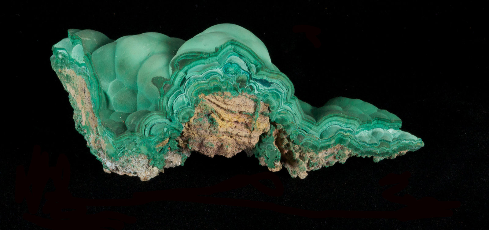 Malachite and Chrysocolla
10.5 x 5.4 x 5.1 cm
(Autor: steven calamuci)