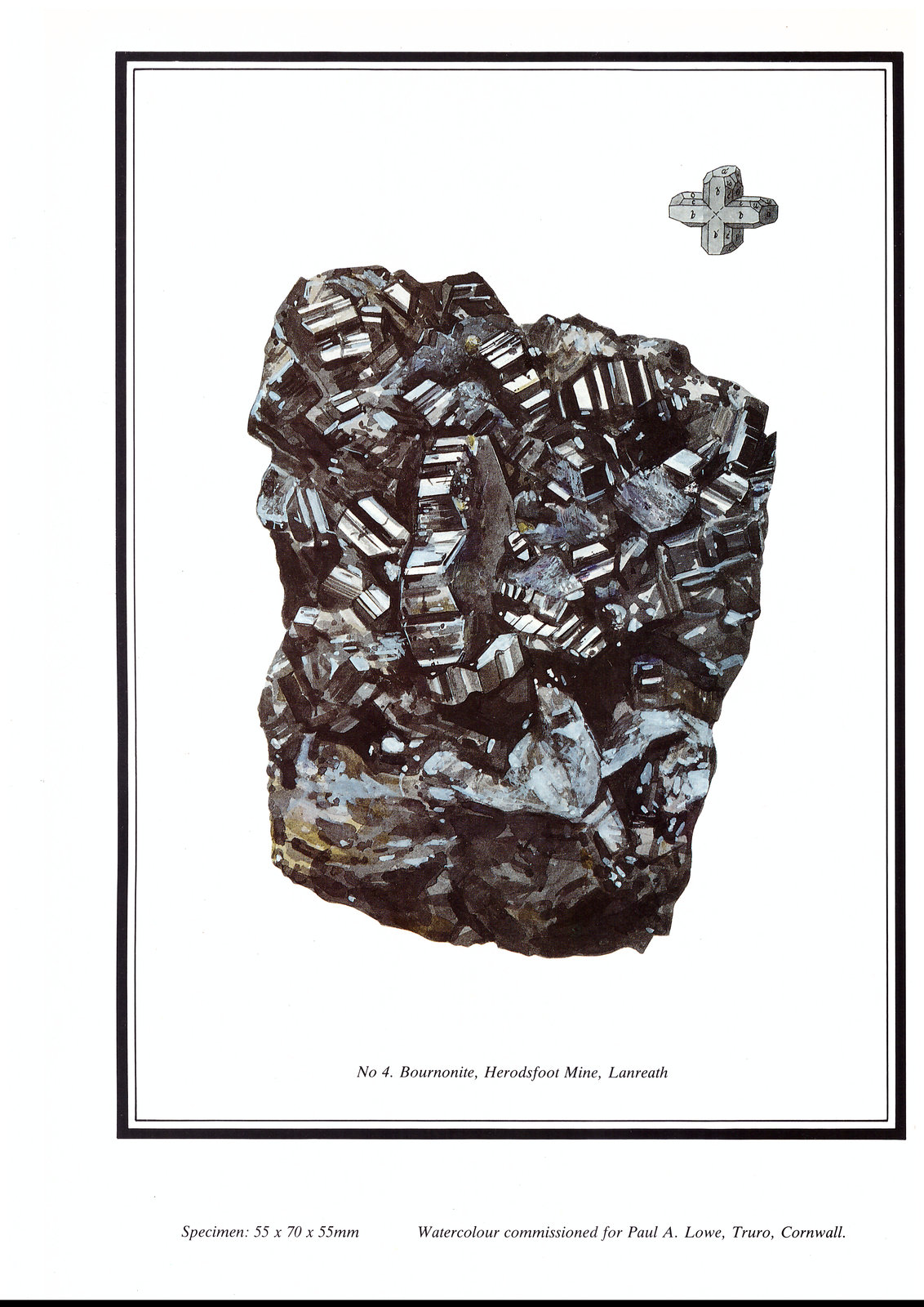 Bournonite
55 x 75 x 55 mm
(Autor: James Catmur)
