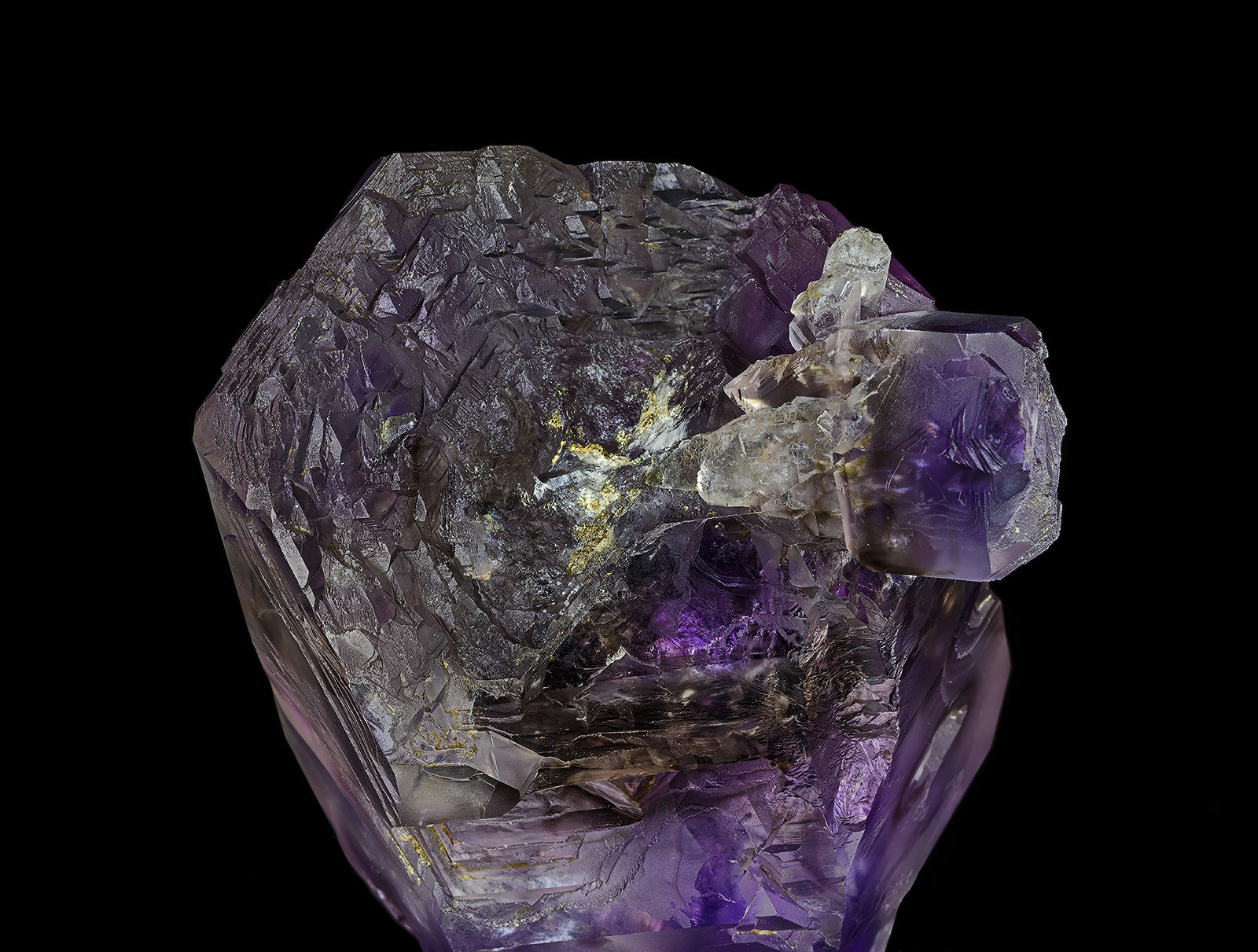 Quartz (variety smoky quartz), Quartz (variety amethyst)
(Autor: am mizunaka)