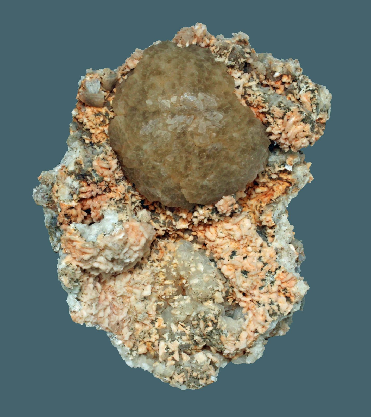 Stilbite and Albite
7.6 x 6.2 cm
(Autor: Frank Imbriacco)