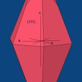 Corundum (variety ruby) - sketch
(Autor: Roger Warin)