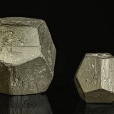 Pyrite
ca. 25 x 25 x 25 mm (the biggest)
(Autor: Rob Schnerr)