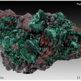 Malachite after Azurite on Goethite
13 cm x 7 cm x 4 cm
(Autor: silvia)
