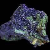 Azurite with Malachite
120 x 90 x 70 mm
(Autor: Rob Schnerr)