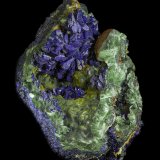 Azurite with Malachite
120 x 90 x 70 mm
(Autor: Rob Schnerr)