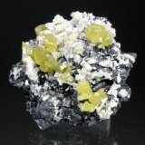 Sphalerite, Magnetite, Dolomite
6.8 x 6.8 x 3.0 cm
(Autor: Don Lum)
