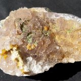 Fluorite, Quartz (variety chalcedony), Malachite
9 x 6 cm
(Autor: Volkmar Stingl)