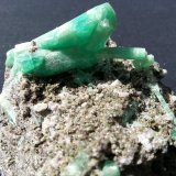 Beryl (variety emerald)
8 x 7 cm
(Autor: Volkmar Stingl)