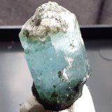 Beryl (variety aquamarine)
2,5 x 1,3 cm
(Autor: Volkmar Stingl)