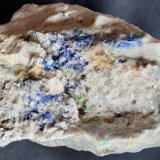 Azurite, Malachite, Dolomite
14 x 7 cm
(Autor: Volkmar Stingl)