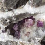 Fluorite, Calcite
7 x 5 cm
(Autor: Volkmar Stingl)