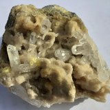 Celestine, Sulfur, Calcite
5 x 4,5 cm
(Autor: Volkmar Stingl)