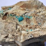 Chrysocolla, Dolomite, Calcite, Cuproadamite (?)
8 x 5 cm
(Autor: Volkmar Stingl)