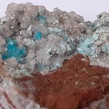 Aurichalcite, Calcite
4 x 2,5 cm
(Autor: Volkmar Stingl)