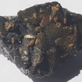 Fluorite, Calcite, Goethite
3 x 2 cm
(Autor: Volkmar Stingl)