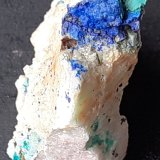 Azurite, Malachite
3 x 3 cm
(Autor: Volkmar Stingl)