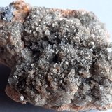 Calcite, Fluorite, Wulfenite, Cerussite, Galena
4 x 3,5 cm
(Autor: Volkmar Stingl)