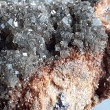 Calcite, Fluorite, Wulfenite, Cerussite, Galena
4 x 3,5 cm
(Autor: Volkmar Stingl)