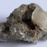 Fluorite, Calcite
3,5 x 2,5 cm
(Autor: Volkmar Stingl)