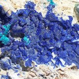 Azurite, Malachite, Dolomite,Tetrahedrite series
7 x 5 cm
(Autor: Volkmar Stingl)