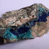 Azurite, Malachite, Tirolite, Quartz, Dolomite
6 x 4,5 cm
(Autor: Volkmar Stingl)