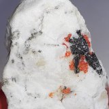 Baumhauerite, Realgar
4,5 x 3 cm
(Autor: Volkmar Stingl)