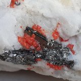 Baumhauerite, Realgar
4,5 x 3 cm
(Autor: Volkmar Stingl)