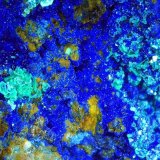 Azurite, Chalcophyllite
3,5 x 3 cm
(Autor: Volkmar Stingl)