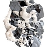 Sphalerite, Dolomite, Calcite
124 mm x 87 mm x 39 mm. Major crystal size: 29 mm on edge
(Autor: Carles Millan)