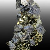 Galena, Pyrite
65 mm x 45 mm Largest crystal size: 14 mm Mass: 128 g
(Autor: Carles Millan)