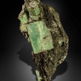 Beryl (variety emerald) with Phlogopite
63 X 30 mm
(Autor: Manuel Mesa)