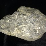 Jamesonite, Pyrite, Arsenopyrite, Sphalerite, Quartz
120 mm x 95 mm x 65 mm
(Autor: Robert Seitz)