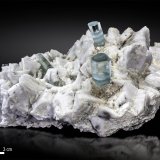 Beryl (variety aquamarine) on Microcline
150 x 89 mm
(Autor: Manuel Mesa)
