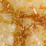 Vanadinite, Mottramite
FOV = 3.1 mm
(Autor: Doug)