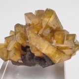 Barite, Fluorite
75 mm x 55 mm, main crystal: 28 mm on edge, mass: 268 g
(Autor: Carles Millan)