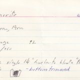 _Original handwritten record from James &amp; Dawn Minette
(Autor: Carles Millan)