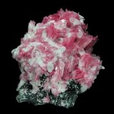 Rhodonite, Quartz, Sphalerite, Pyrite
53mm x 52mm x 40mm. Main rhodonite crystal: 10mm tall, 6mm wide, 1mm thick
(Autor: Carles Millan)