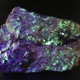 Autunite and Fluorite (variety stink-fluss)
76x54x35mm
(Autor: david916)