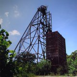 _One of the last standing headframes in the district.
(Autor: Michael Shaw)